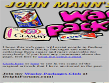 Tablet Screenshot of john-manns-wacky-site.com